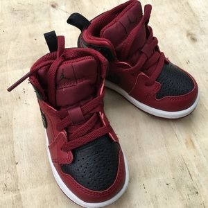 Maroon & black Jordan’s